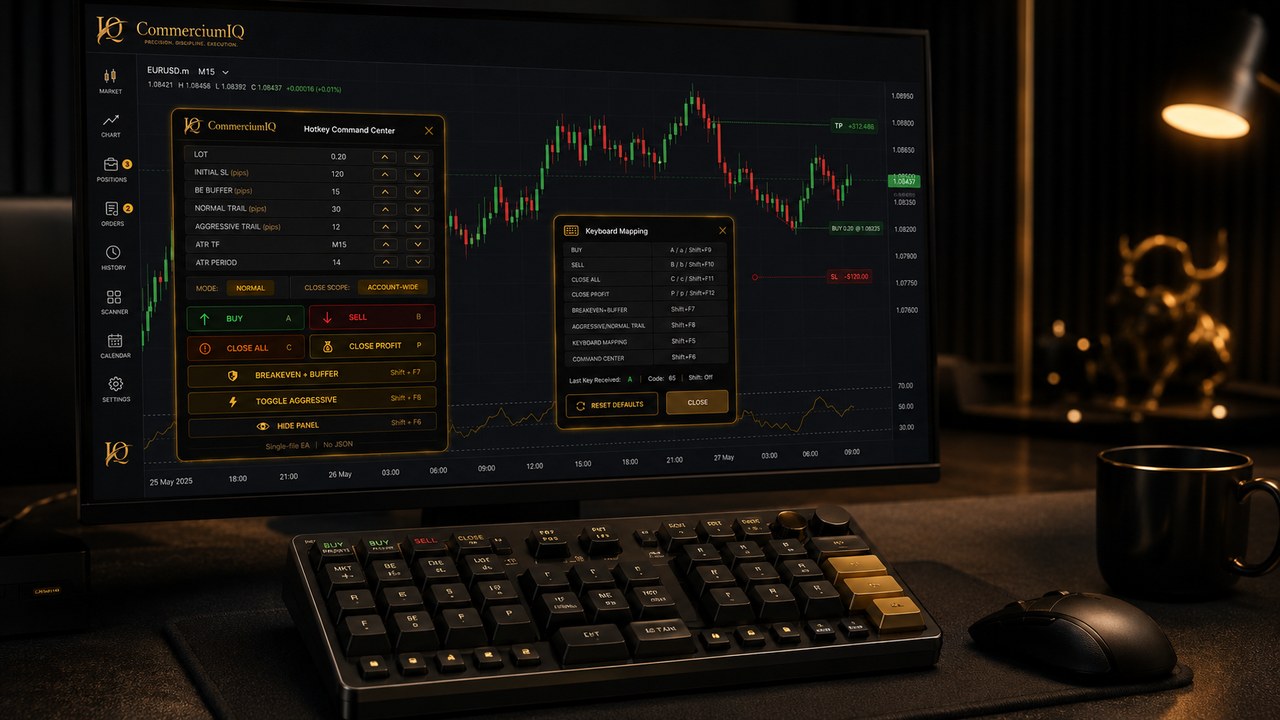MT5 hotkey software compared with physical trading keyboard workflow controls